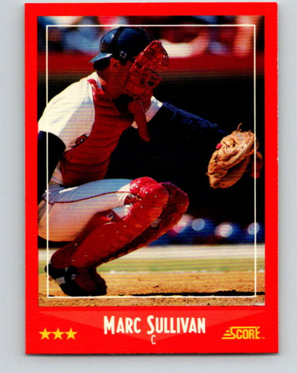 1988 Score #271 Marc Sullivan VG Boston Red Sox 