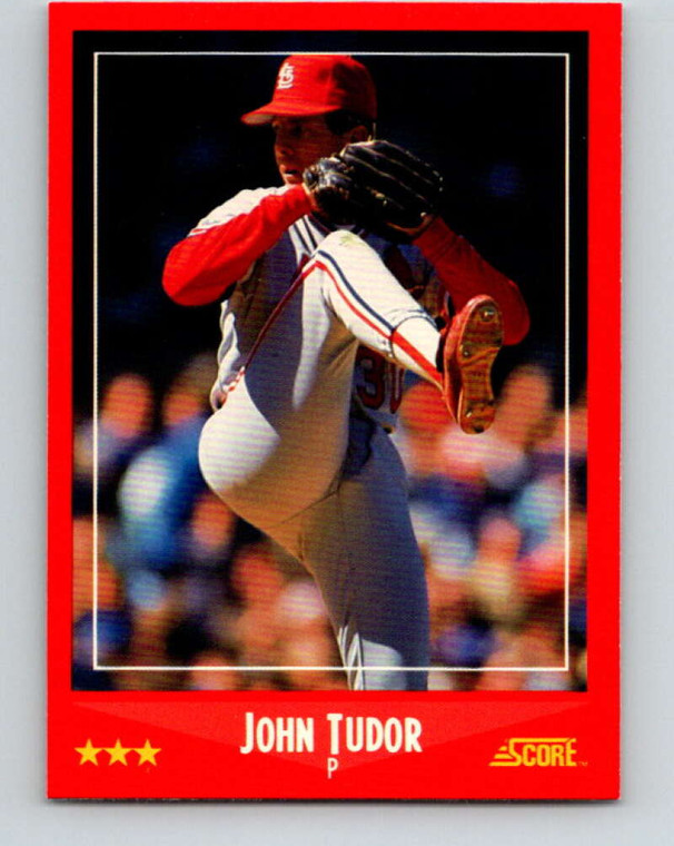 1988 Score #275 John Tudor VG St. Louis Cardinals 
