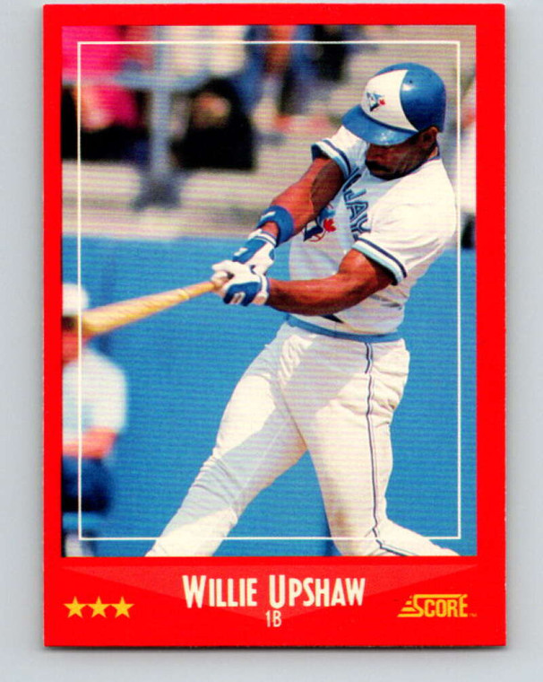 1988 Score #279 Willie Upshaw VG Toronto Blue Jays 