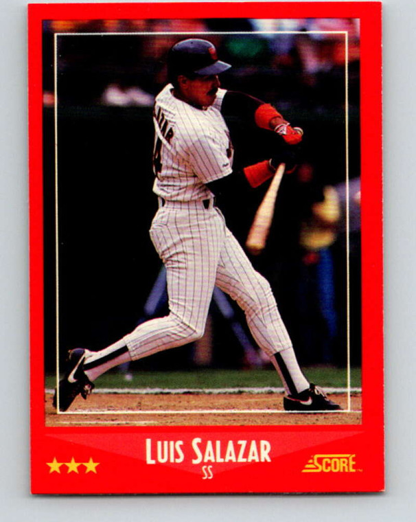 1988 Score #284 Luis Salazar VG San Diego Padres 