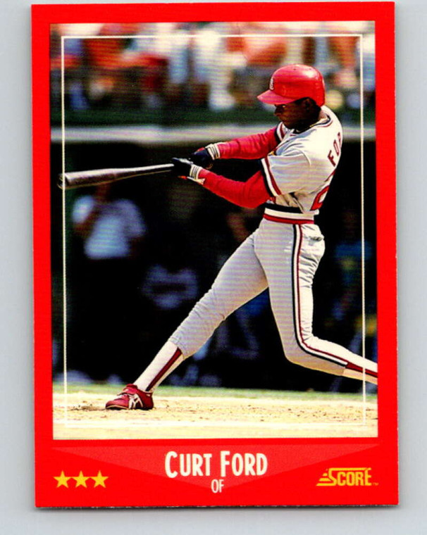 1988 Score #288 Curt Ford VG St. Louis Cardinals 