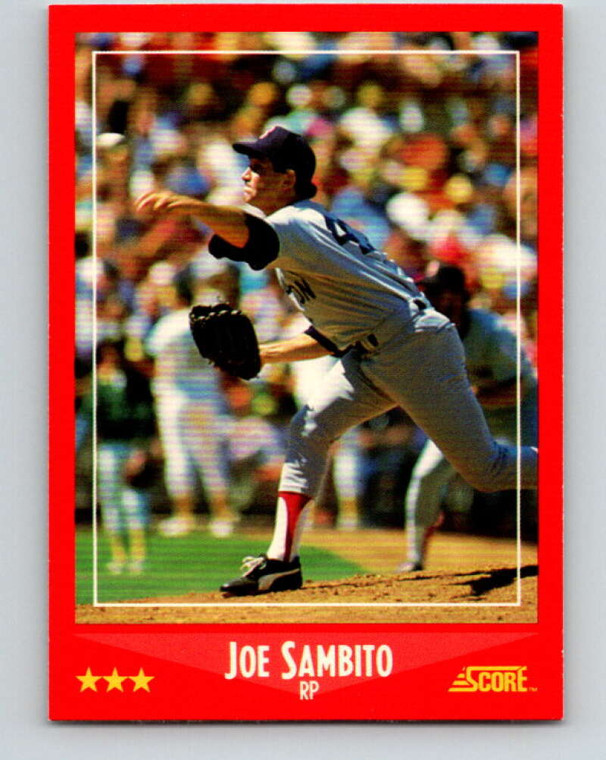 1988 Score #314 Joe Sambito VG Boston Red Sox 