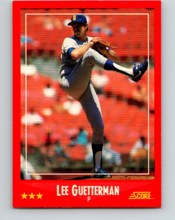 1988 Score #323 Lee Guetterman VG Seattle Mariners 