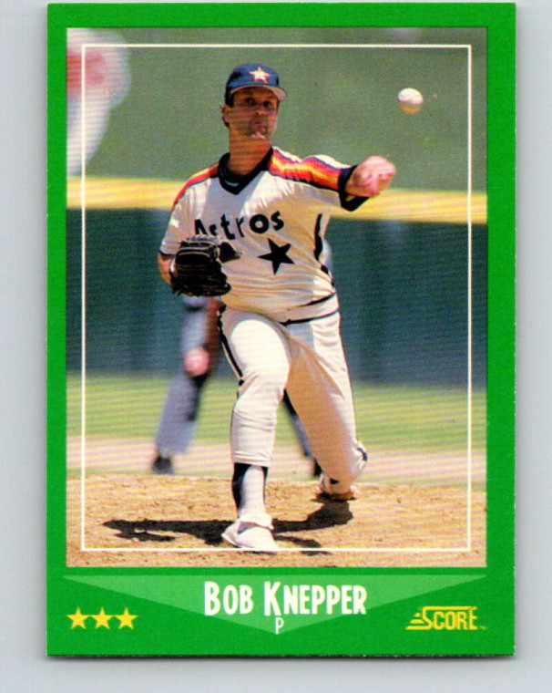 1988 Score #344 Bob Knepper VG Houston Astros 