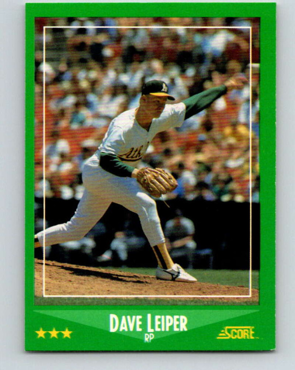 1988 Score #348 Dave Leiper VG San Diego Padres 