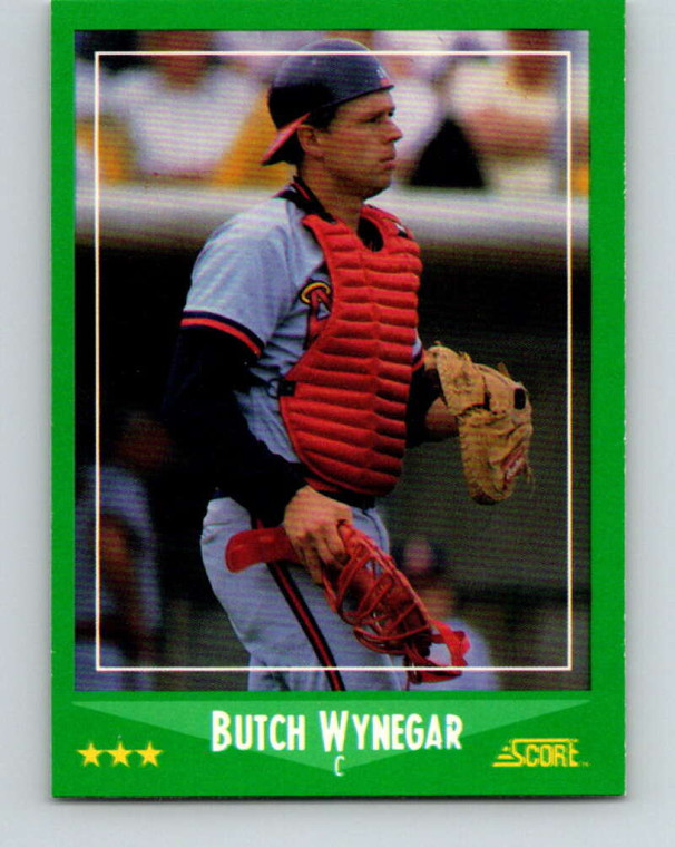 1988 Score #355 Butch Wynegar VG California Angels 