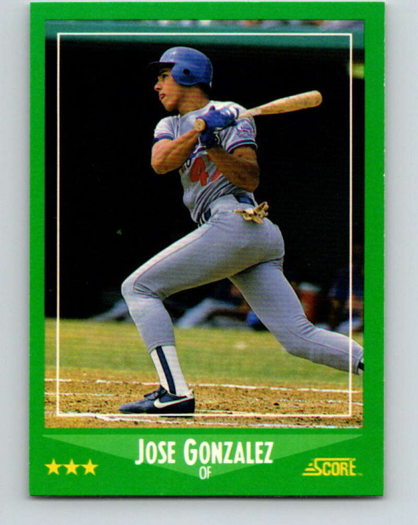 1988 Score #364 Jose Gonzalez VG Los Angeles Dodgers 