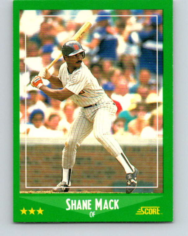 1988 Score #414 Shane Mack VG San Diego Padres 