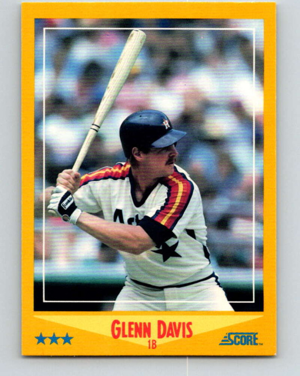 1988 Score #460 Glenn Davis VG Houston Astros 