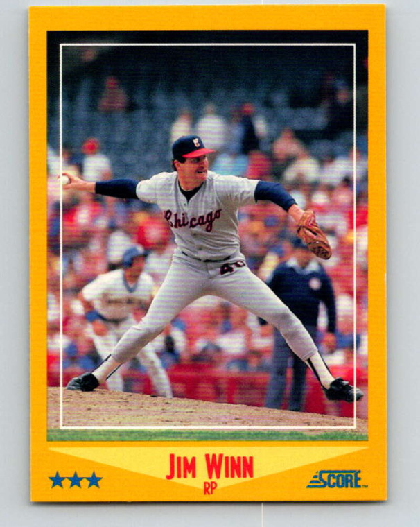 1988 Score #462 Jim Winn VG Chicago White Sox 