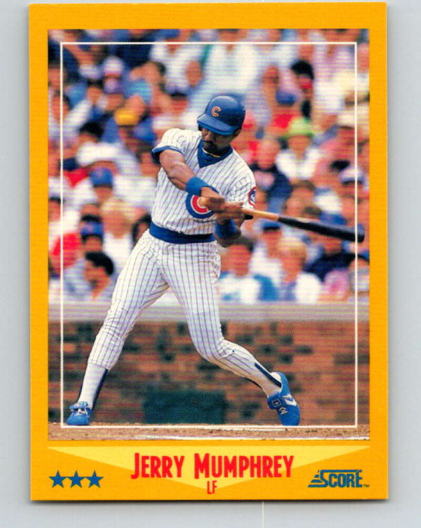 1988 Score #467 Jerry Mumphrey VG Chicago Cubs 