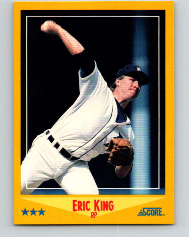 1988 Score #471 Eric King VG Detroit Tigers 