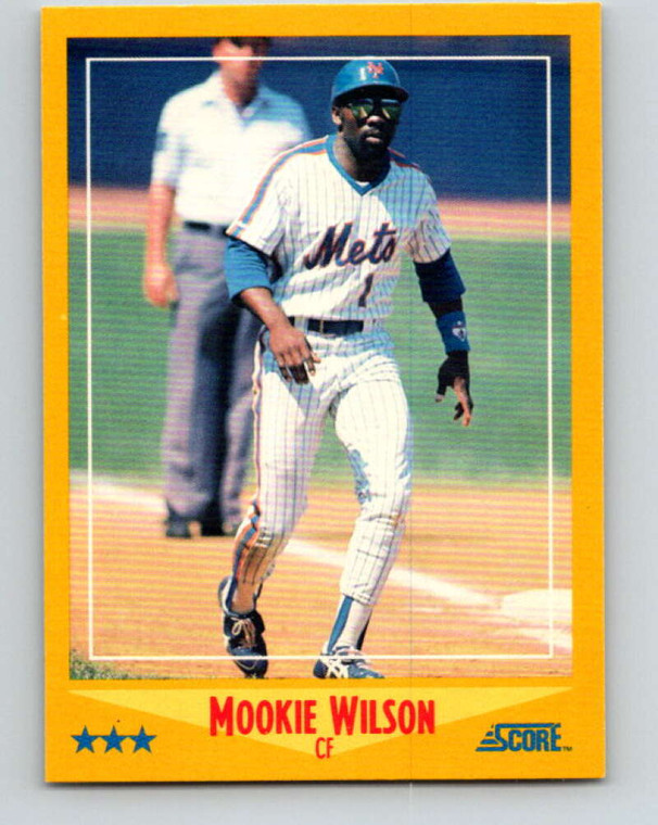 1988 Score #474 Mookie Wilson VG New York Mets 