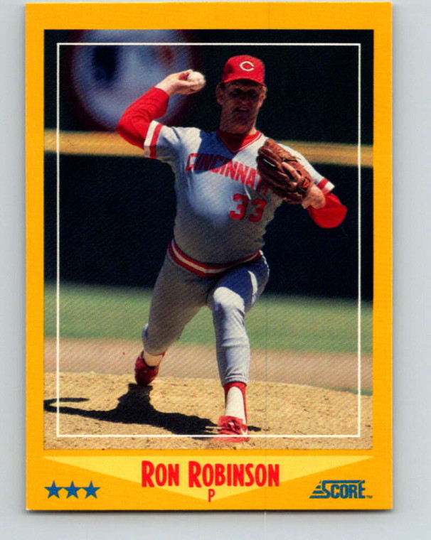 1988 Score #476 Ron Robinson VG Cincinnati Reds 