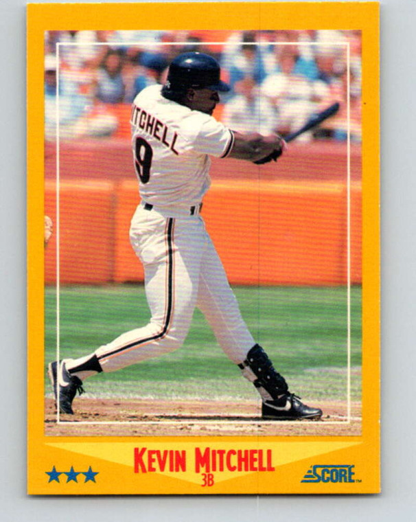 1988 Score #481 Kevin Mitchell VG San Francisco Giants 