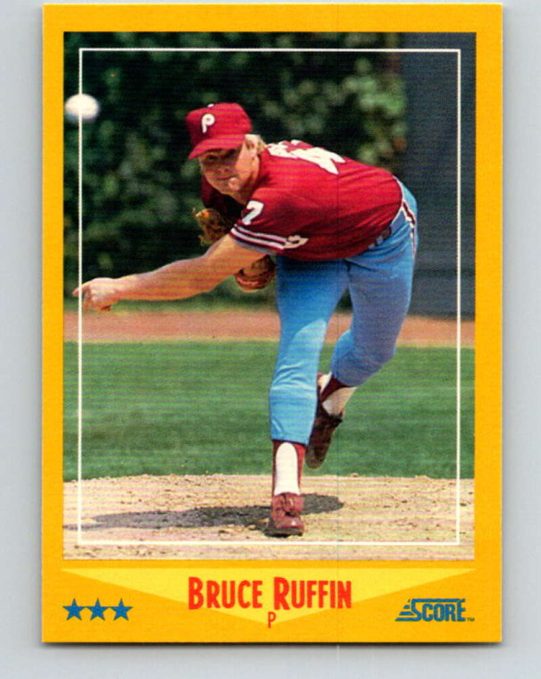 1988 Score #492 Bruce Ruffin VG Philadelphia Phillies 