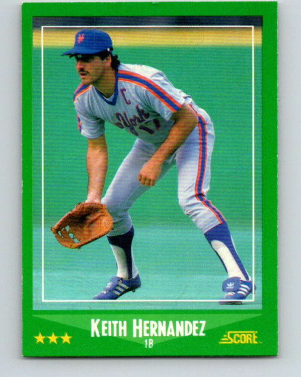 1988 Score #400 Keith Hernandez New York Mets 