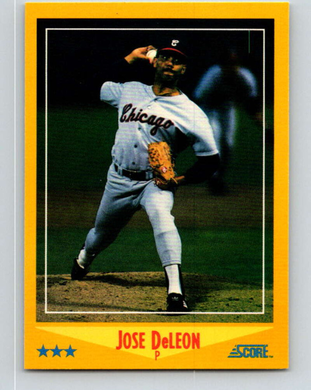 1988 Score #508 Jose DeLeon VG Chicago White Sox 