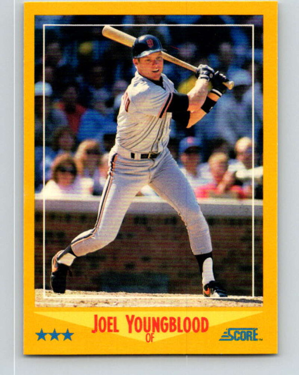 1988 Score #509 Joel Youngblood VG San Francisco Giants 