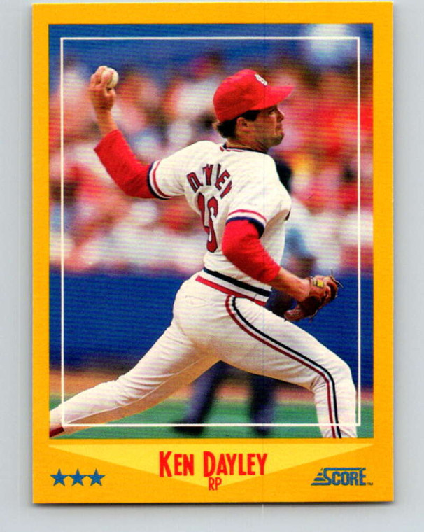 1988 Score #517 Ken Dayley VG St. Louis Cardinals 