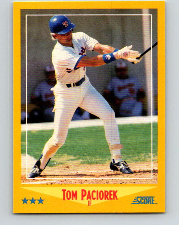 1988 Score #531 Tom Paciorek VG Texas Rangers 