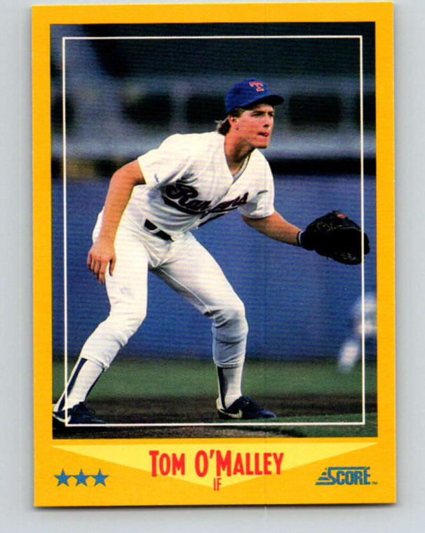 1988 Score #534 Tom O'Malley VG Texas Rangers 