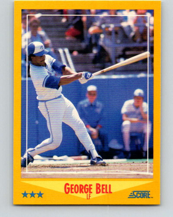 1988 Score #540 George Bell VG Toronto Blue Jays 