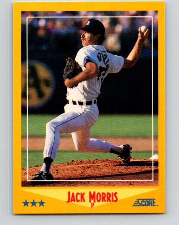 1988 Score #545 Jack Morris VG Detroit Tigers 