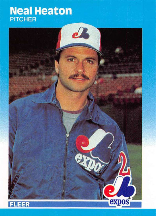 1987 Fleer Update #U-43 Neal Heaton NM-MT Montreal Expos 