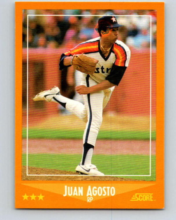 1988 Score #558 Juan Agosto VG Houston Astros 