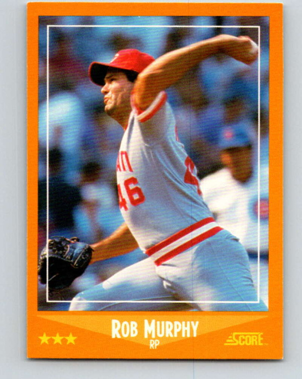 1988 Score #559 Rob Murphy VG Cincinnati Reds 