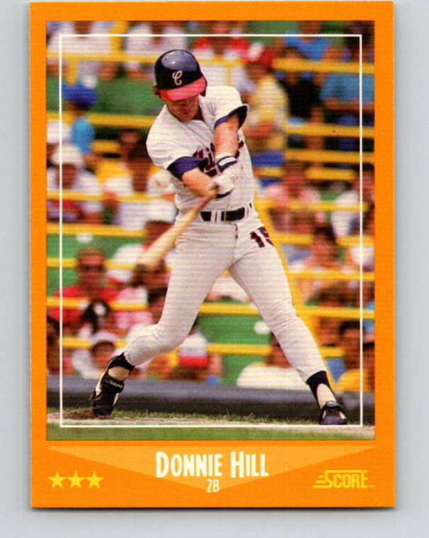 1988 Score #572 Donnie Hill UER VG Chicago White Sox 