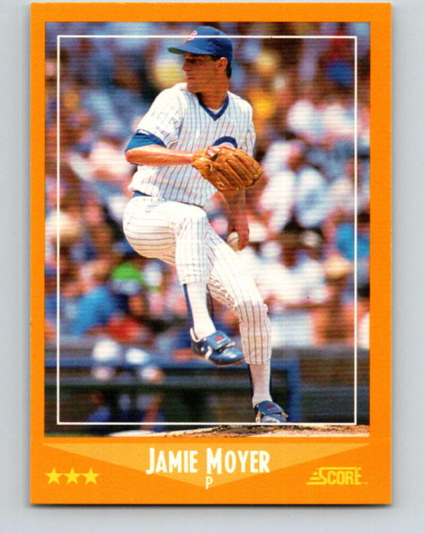 1988 Score #573 Jamie Moyer VG Chicago Cubs 