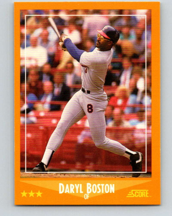 1988 Score #582 Daryl Boston VG Chicago White Sox 