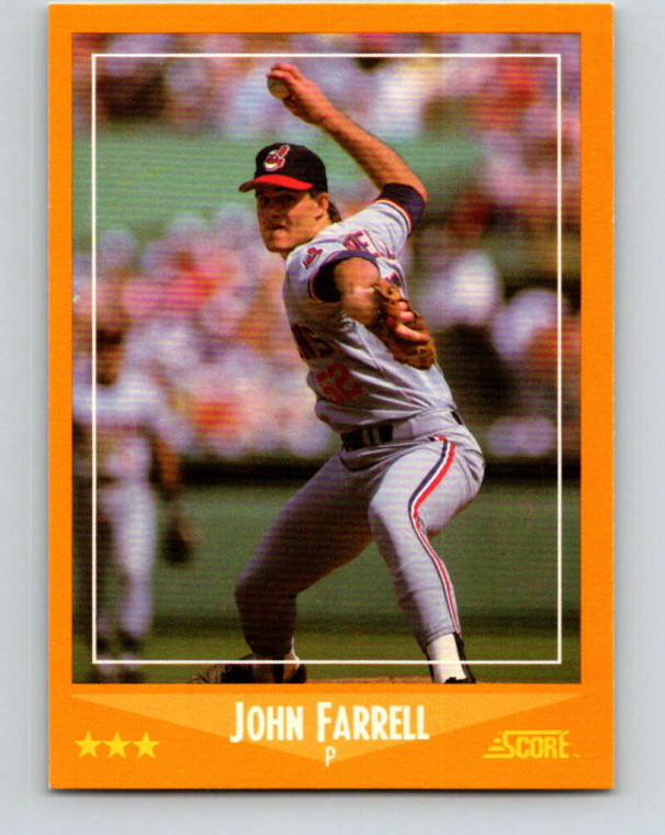 1988 Score #620 John Farrell VG RC Rookie Cleveland Indians 