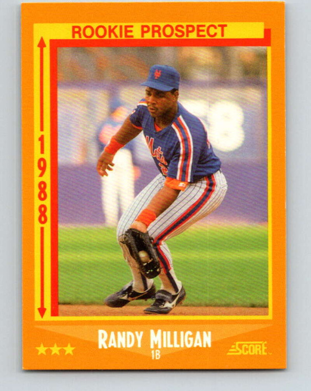 1988 Score #623 Randy Milligan RP VG RC Rookie New York Mets 