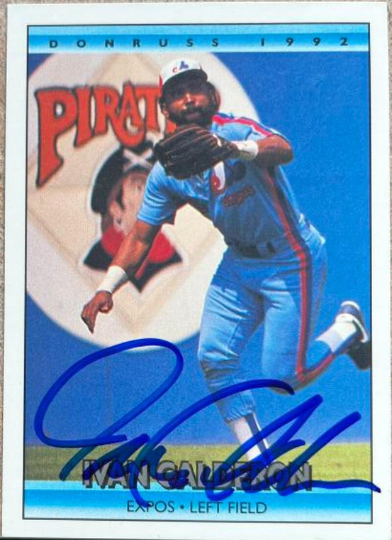 Ivan Calderon Autographed 1992 Donruss #48