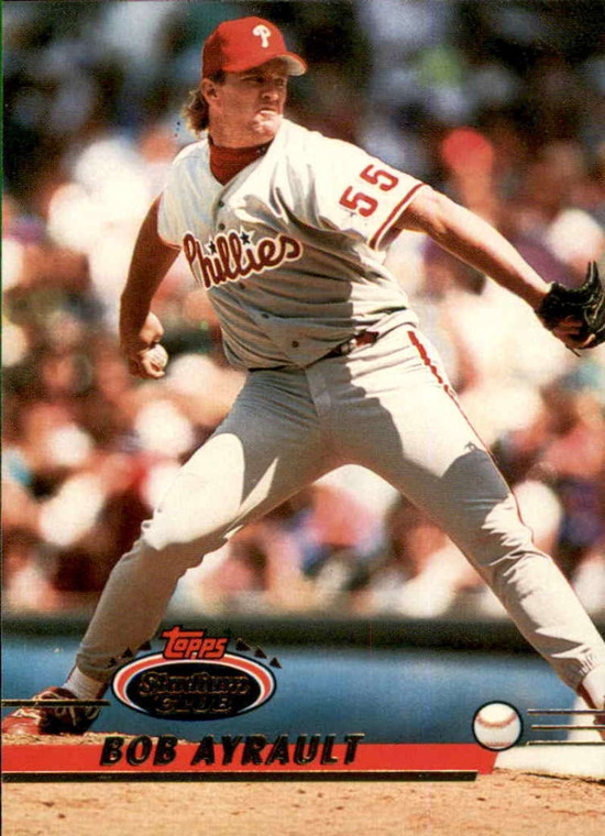 1993 Stadium Club #4 Bob Ayrault VG Philadelphia Phillies 