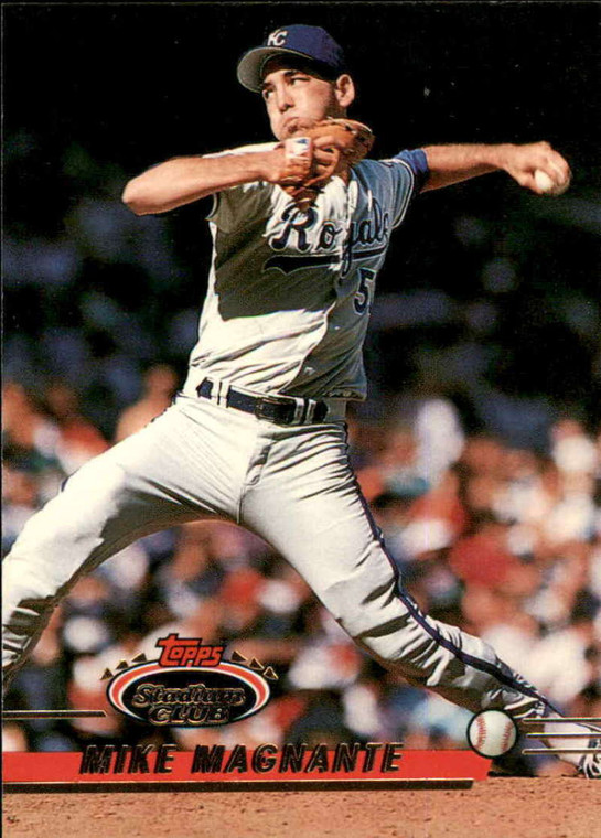 1993 Stadium Club #12 Mike Magnante VG Kansas City Royals 