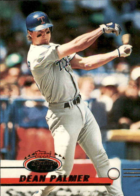 1993 Stadium Club #22 Dean Palmer VG Texas Rangers 