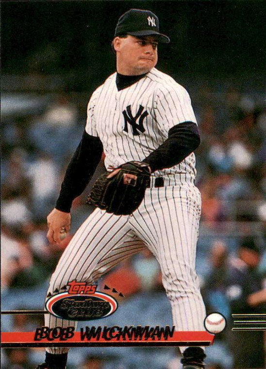 1993 Stadium Club #53 Bob Wickman VG New York Yankees 