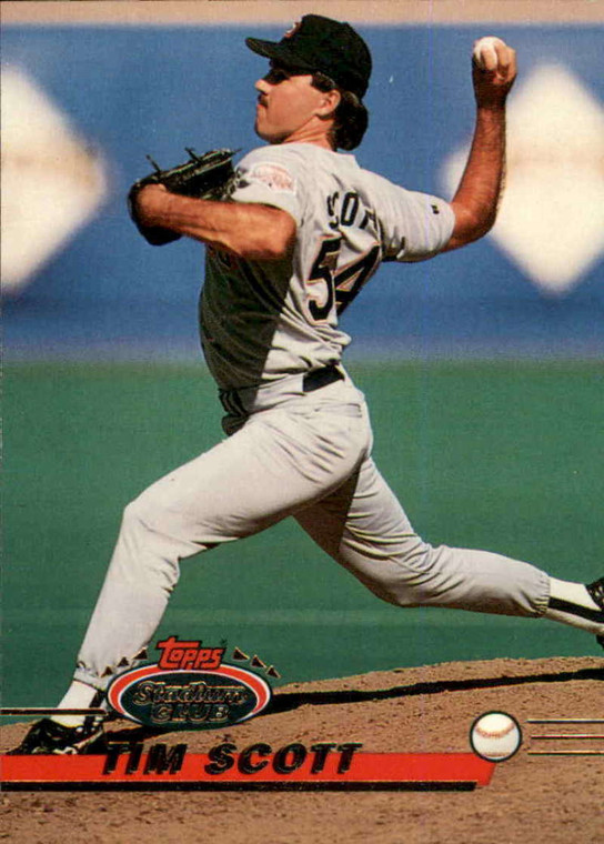 1993 Stadium Club #76 Tim Scott VG San Diego Padres 