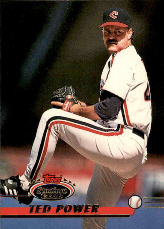 1993 Stadium Club #82 Ted Power VG Cleveland Indians 