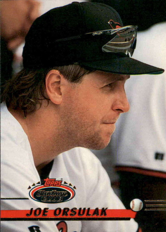 1993 Stadium Club #92 Joe Orsulak VG Baltimore Orioles 