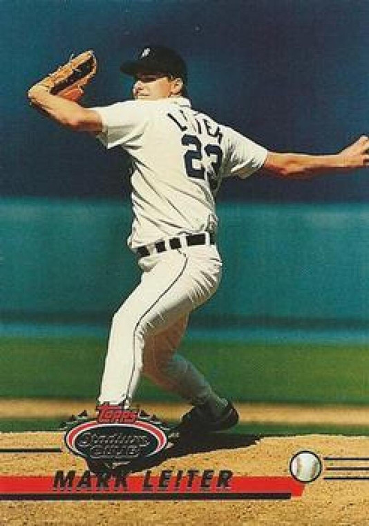 1993 Stadium Club #116 Mark Leiter VG Detroit Tigers 