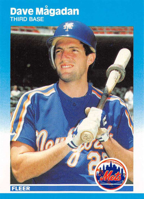 1987 Fleer Update #U-70 Dave Magadan NM-MT New York Mets 
