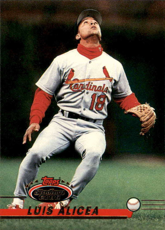 1993 Stadium Club #178 Luis Alicea VG St. Louis Cardinals 