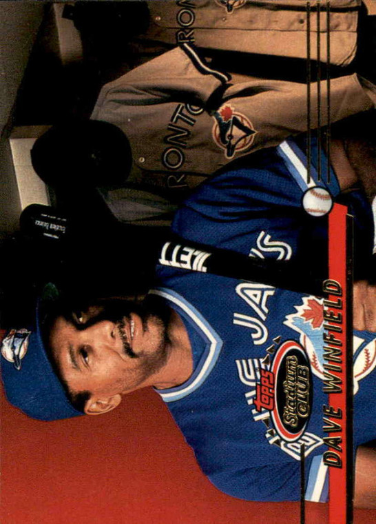 1993 Stadium Club #206 Dave Winfield VG Toronto Blue Jays 