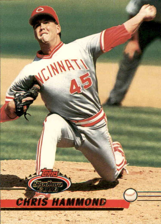 1993 Stadium Club #209 Chris Hammond VG Cincinnati Reds 