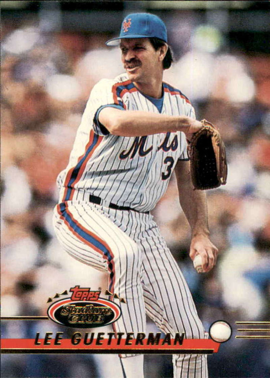 1993 Stadium Club #214 Lee Guetterman VG New York Mets 